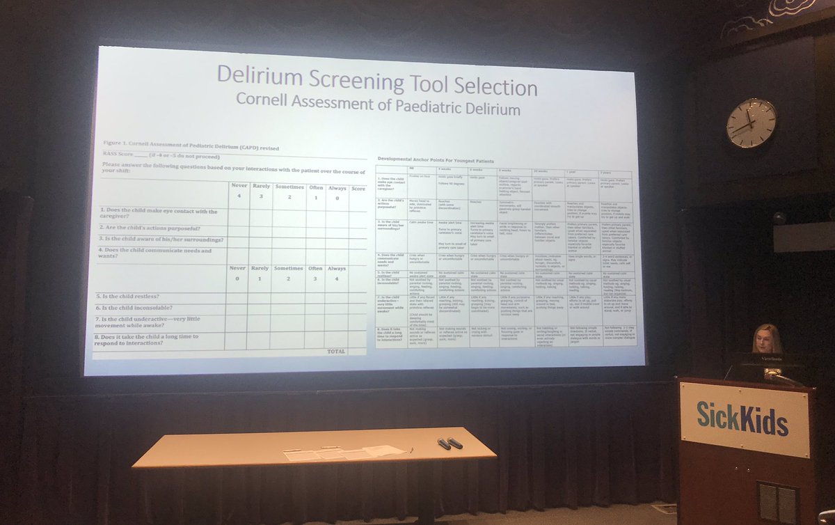 viviantrinder's tweet photo. Fan-girling @laurabuckley as she presents on Pediatric Delirium for @SickKidsNews  MPA Grand Rounds! #PedsICU https://t.co/SYAVzWnOMp