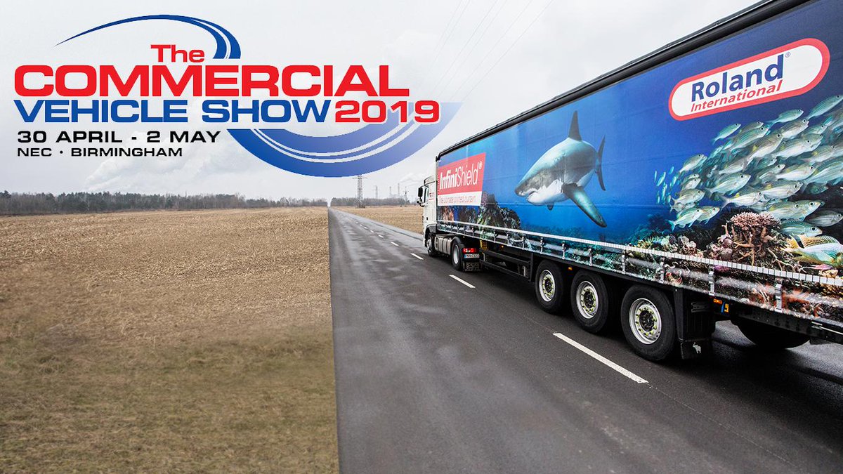 In almost one month it's there: CV Show, #Birmingham! #LoadLok and #Roland International are exhibiting, make sure you come and say hello - we'll be on Stand D50 in Hall 3. #cvshow #cargocontrol #sidecurtains