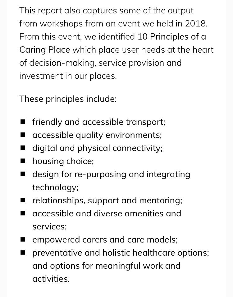 ArcDesSco's tweet photo. The Caring Place report has 10 principles that have been developed with @ScotlandsTowns to respond and support @scottishgov work around Town Centre Living, the report has 4 personas to illustrate the impact that the principles can have. #scotlandbuild #caringplaces #placestandard https://t.co/H3yTs0vPNm