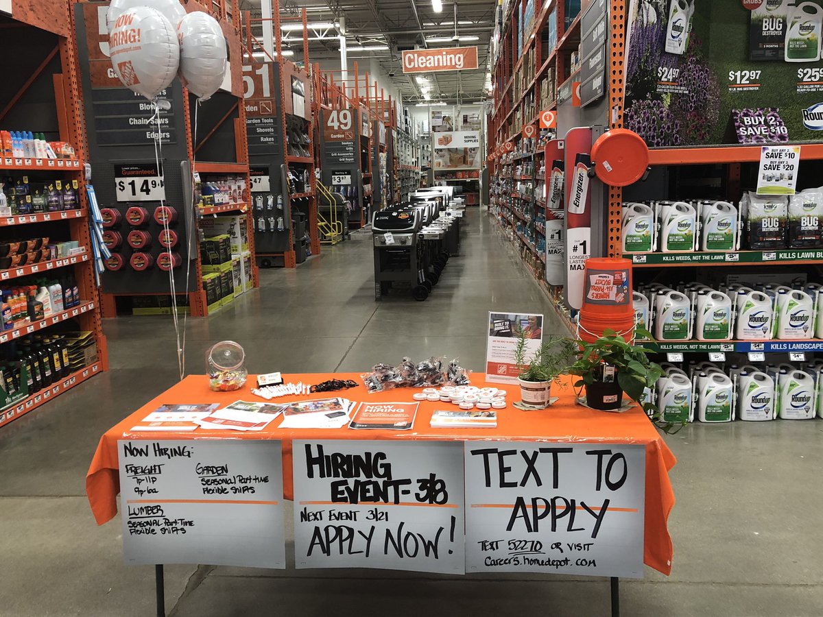 christinturner1968@icloud.com (@christi33596911) on Twitter photo #orangethursday come out today for our spring hiring event at the Mason Home Depot, walk in or text 52270 visit career.homedepot.com @MistyRoberts_00 <a href="/geraldrmullins/">Gerald Mullins</a> #orangethursday come out today for our spring hiring event at the Mason Home Depot, walk in or text 52270 visit career.homedepot.com @MistyRoberts_00 <a href="/geraldrmullins/">Gerald Mullins</a>