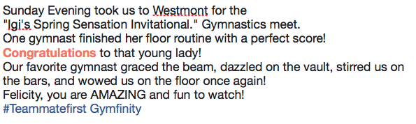 jshkoehler's tweet photo. Felicity was at it again this past Sunday at the Sunday "Igi's Spring Sensation Invitational." Gymnastics meet.
#Teammatefirst #gymnastics #Youthsports https://t.co/APVaDEbmzb