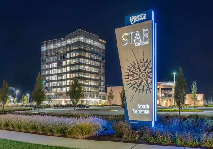 UDCHS's tweet photo. Such an honor to make @USATODAY's "51 amazing university and college buildings across the USA" list!! Have you visited the @UDelaware Tower at STAR on South Campus yet? #UDistheplace #UDHealth #UDelaware 💙💛 https://t.co/MYY0KUurM9 https://t.co/zjD6FTlwfw