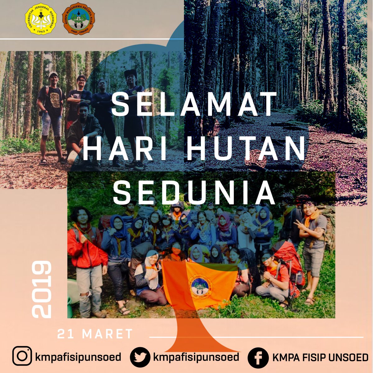 KMPAFISIPUnsoed's tweet photo. selamat hari hutan sedunia
mari kita jaga dan lestarikan sumber kehidupan kita🌿
selamat hari hutan sedunia🌳
.

.
#harihutansedunia #pedulilingkungan #internationaldayofforests #harihutaninternasional https://t.co/hSrgpHdrvR