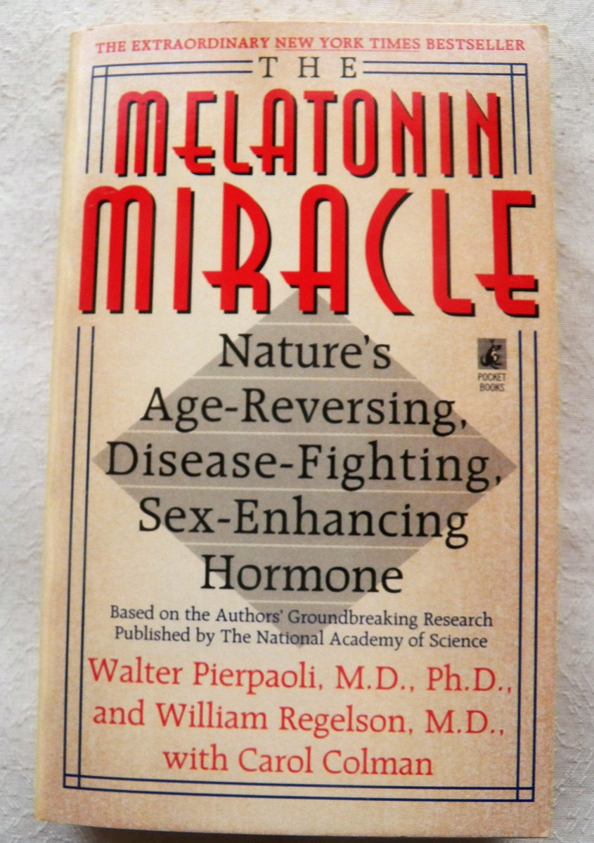 BookResquePlus's tweet photo. The Melatonin Miracle 1996 PB #books #health #Melatonin #bookstores #usedbooks #BookResque https://t.co/HcrxL8mbBr https://t.co/WkrdZrtPrS