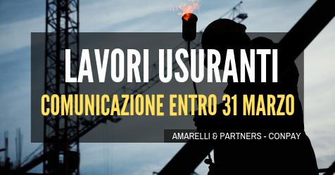 AmarelliConpay's tweet photo. #focuslavoro Chi è soggetto all'invio della denuncia, quali sono i lavori usuranti, quali le sanzioni in caso di mancata comunicazione. Leggi di più! https://t.co/mti5BaxpeM https://t.co/6R1HroWQYd