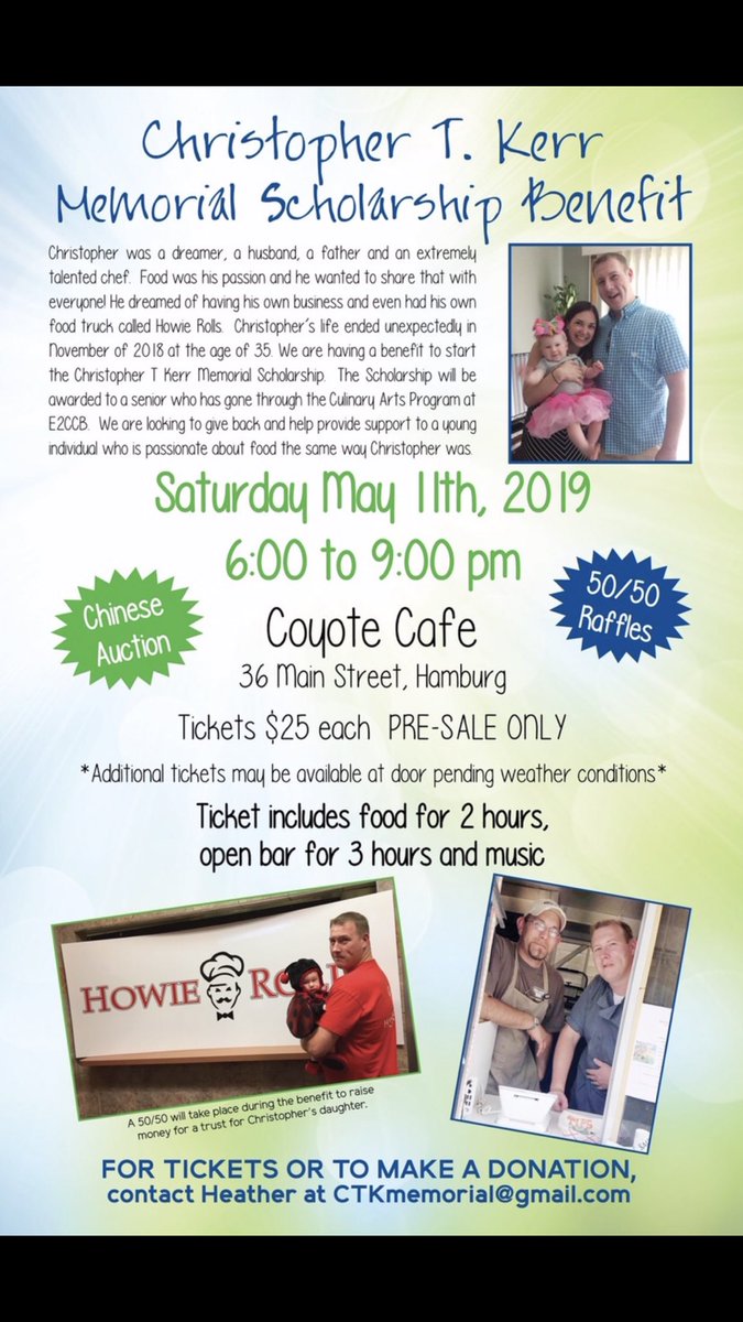 E2CCBFoundation's tweet photo. If you are available on Saturday, May 11th from 6-9 pm... https://t.co/cFYoooMaIE