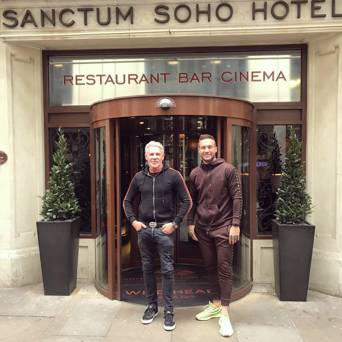 Great to see Calum Best and Wayne Lineker drop by the hotel today!