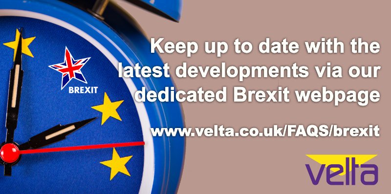 VELTAInt's tweet image. As things stand, we are set to leave the EU in just 8 days time.  There's still time to take steps to ensure you are prepared velta.co.uk/FAQs/brexit/   #EORI #Customstariffs #Brexit #dealornodeal #Brexitadvice #Brexitplanning #import #export #VeltaInt