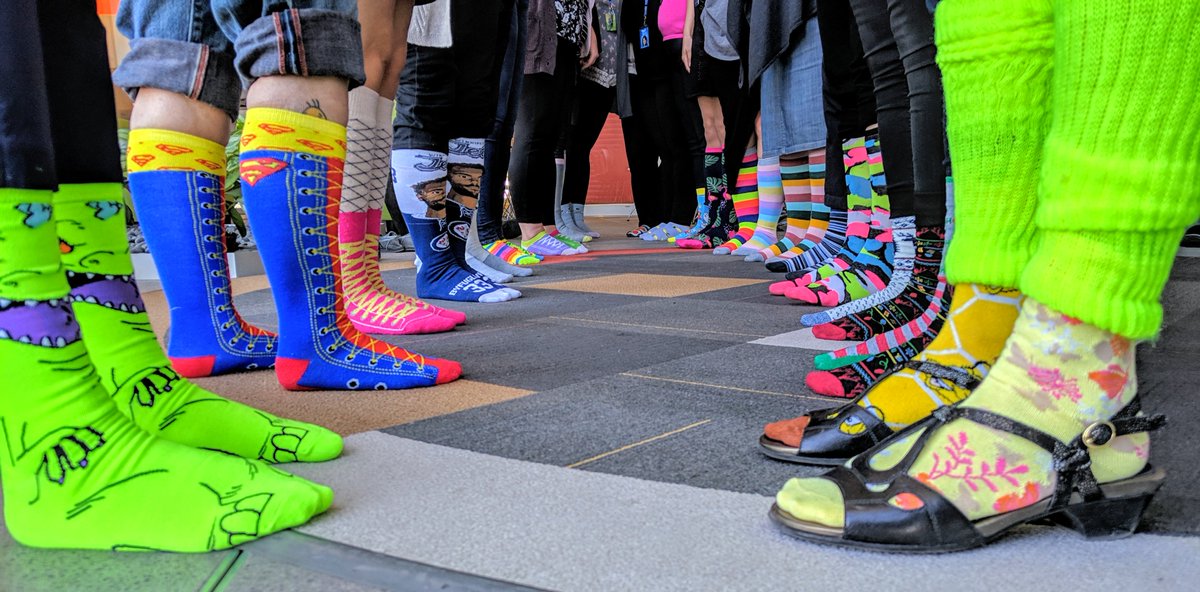 manitobahydro's tweet photo. If you've seen Hydro employees with especially bright feet today, it's because people around the world are rocking their socks for World Down Syndrome Day. Happy to support! @WorldDSDay https://t.co/OsZbE8XOD0 #WorldDownSyndromeDay #WDSD19 #LeaveNoOneBehind https://t.co/ldYZu4dPF2