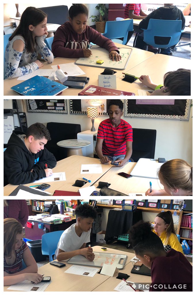 jchamplin5's tweet image. Great discussions happening around ratios in math today with our truffles math task!  #visiblelearningformathematics @LyonsSchool