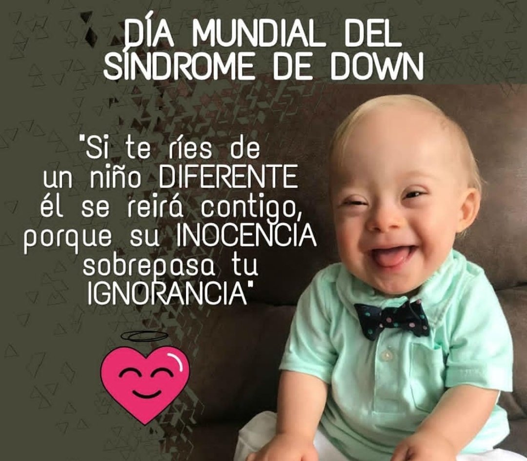 DeeDestino's tweet photo. Un pequeño gesto que para nosotros significa mucho: Una gran oportunidad de decirle al mundo que somos iguales, que son parte de nosotros, en la alegría y en la adversidad.

¡Invitamos a todos a sumarse a: "Las llevo diferentes porque somos iguales"!
#DiaMundialdelSindromedeDown https://t.co/eMBdTPF9Wo