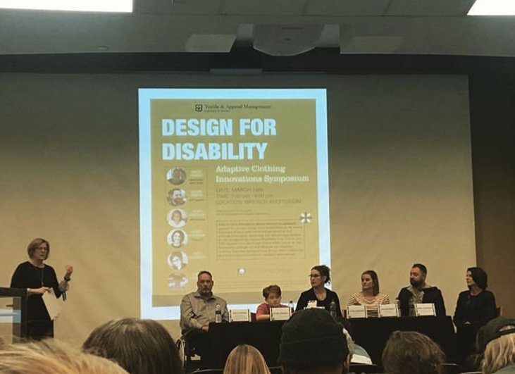 NBZApparel's tweet photo. @NBZApparel Enjoyed visiting @Mizzou to attend the Design for Disability Adaptive Clothing Innovations Symposium that was hosted by it's TAM Department through a partnership with @CottonInc  It's great to see a university and it's students so passionate about making a difference! https://t.co/sDsRCxgUI3