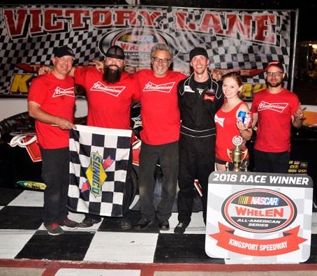 NASCARRegional's tweet photo. Kingsport Speedway Champion Zeke Shell Went From the Mosh Pits to the Race Track

🗣"Some people go camping once a week, some people go on a picnic once a week or a movie night. We go racing.”

📝⇢https://t.co/YKEPeH3oVB

#NWAAS | @ZekeShell @KpSpeedway https://t.co/v8RLQzWWjr