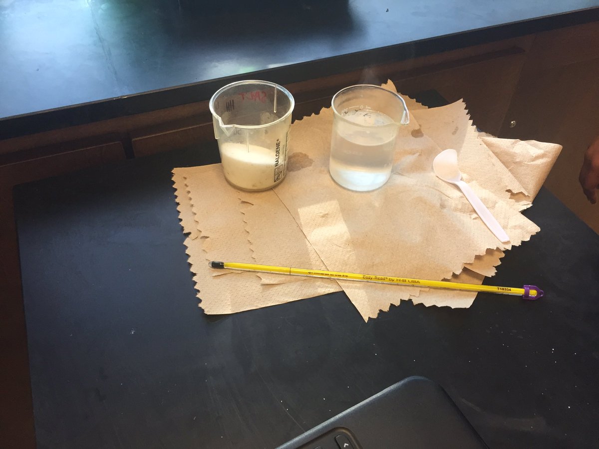 bamaguy1218's tweet photo. Understanding dissolving rates @CoosaHighSchool through data and observation. @FloydCoSchools #flocoscience https://t.co/AMySwwOhXd