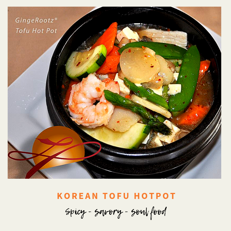 gingerootz's tweet photo. {FEATURED DISH: KOREAN TOFU HOTPOT} It's never too late too warm to enjoy a nice spicy and savory dish with rice. Prepared with chicken, shrimp, soft tofu and fresh veggies in a spicy broth #gingerootz #foxcities #appletonwi #asianfood #foxfoodie #koreantofuhotpot #gingerootzmenu https://t.co/JPy63mKsFd