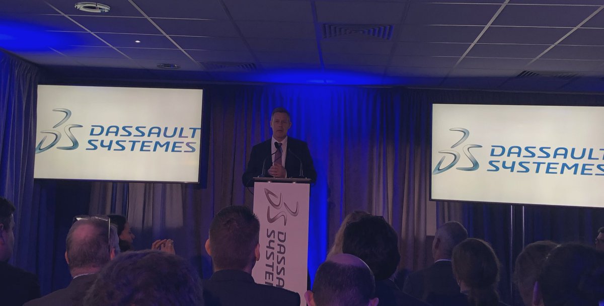 3DS_UK_IRE's tweet photo. Kevin O’Leary, Country Manager Dassault Systemes Ireland welcomes guests for our office launch #3dsCork #3DEXPERIENCE https://t.co/mb1GXqi6sF