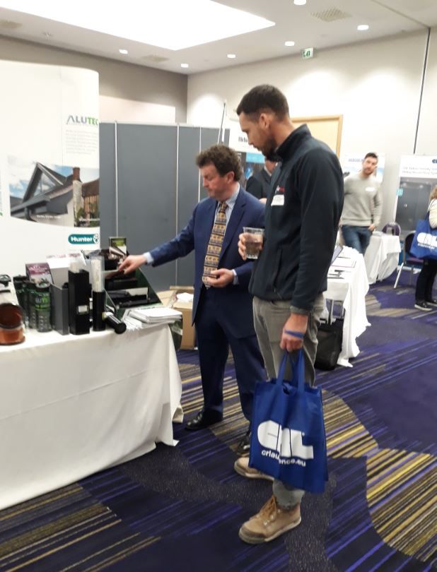 marleyalutec's tweet photo. A worthwhile visit to #StHelier #Jersey today! Thanks to @Quantum_Jersey for sponsoring the show and thanks to our sister company for joining us @MarleyPlumbing #PositiveVibes #Excited https://t.co/k6CtVSm4YK