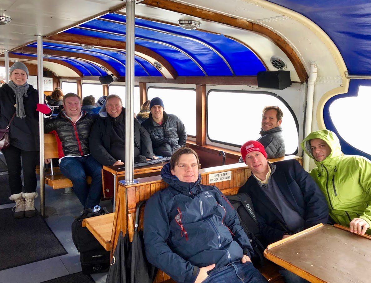 BU_EMBA's tweet photo. This week our students have been in Oslo to learn about doing business in a global context. Business visits included Innovation Norway, Port Oslo, Memscap, and FSN Capital. And of course some cultural sites too! #questromlife #questromexecutivemba https://t.co/6g8TWytMUG