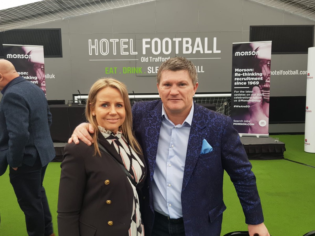 Great sporting panel event today <a href="/hotelfootballuk/">Hotel Football</a> . Thank you <a href="/HitmanHatton/">Ricky Hatton MBE</a> for your time to chat about our charity <a href="/maverickstars1/">Maverick Stars Trust 💫</a> . #boxingfamily #boxingcharity #communityboxing #professionalboxing #amateurboxing