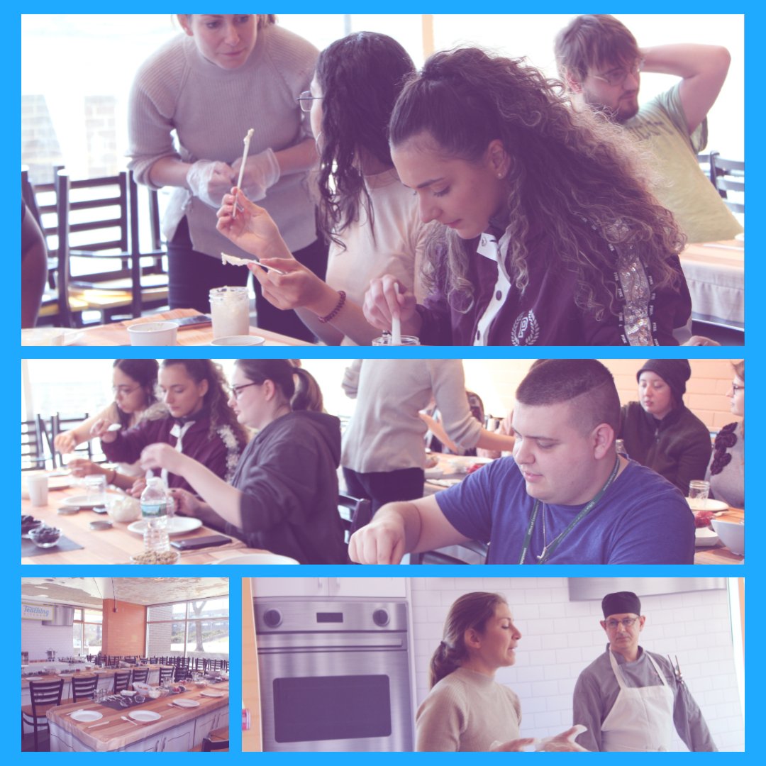 PC_EATS's tweet image. A Berry Delicious Teaching Kitchen! Greek Yogurt Parfaits to help get you through the day! Chef Leslie and Nutritionist Lauren were happy to walk us all through the process of making this amazing healthy snack. 🍓