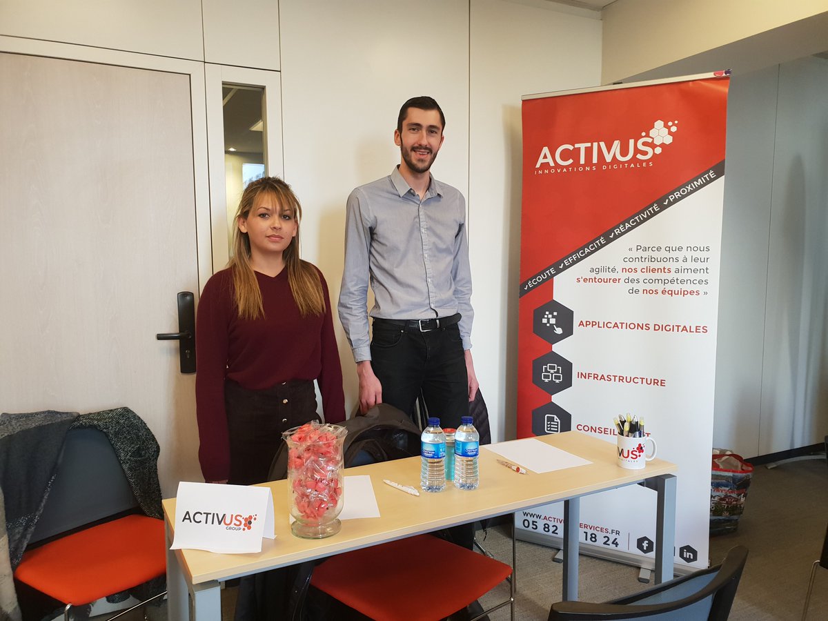 activusgroup's tweet photo. Notre équipe est en place au #JobEveningEvent sur le campus de Paris de @ToulouseBS jusqu'à 21h !
Venez les rencontrer ! 😊
#ActivusGroup #TeamActivus #Job #Etudiant #RejoignezNous https://t.co/2ulKFS2ghR