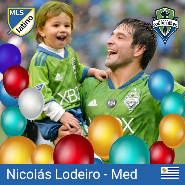 MLSLatinoOk's tweet photo. [FELIZ CUMPLEAÑOS] 🎈🎁🎂🎉
Hoy Nicolás #Lodeiro (@NicolasLodeiro) 🇺🇾, volante creativo de @soundersfc_es , festeja cambio de década: 30
De su talento depende que los #Sounders sigan en lo + alto ⚽⚽ 
#VamoArriba #HappyBirthday #FelizCumpleaños @SoundersFC #Seattle #MLS #Uruguay https://t.co/gMkYQm1NG1