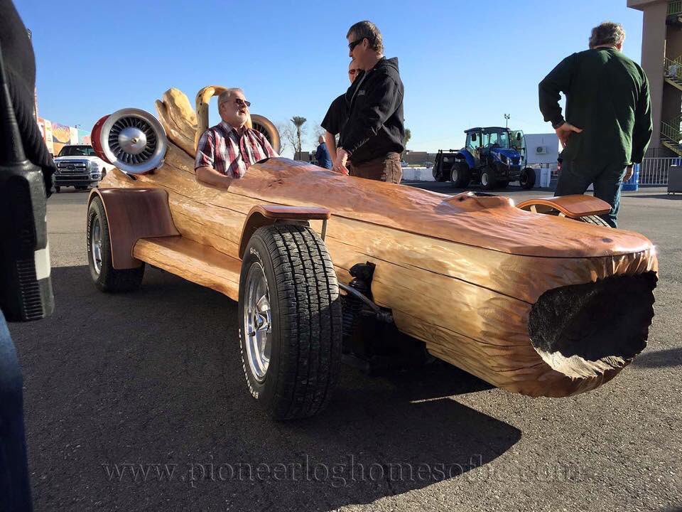 TKBryanSr's tweet photo. #ThrowbackThursday! Setting the Guinness World Record for the ‘fastest motorized log’, at 76.6 km/h (47.64 mph)!
________________
@PioneerLogHomes @GWR @Barrett_Jackson #PioneerLogHomes #PioneerCedarRocket #CedarRocket #LogBuildingCapitalOfTheWorld #Handcrafted https://t.co/mxhLw802mL