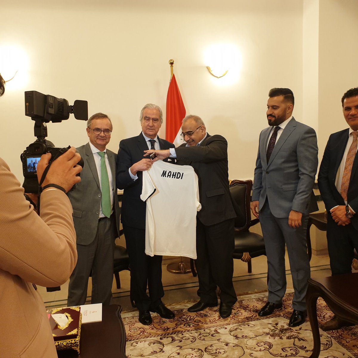 Emisarios madridistas en Irak.