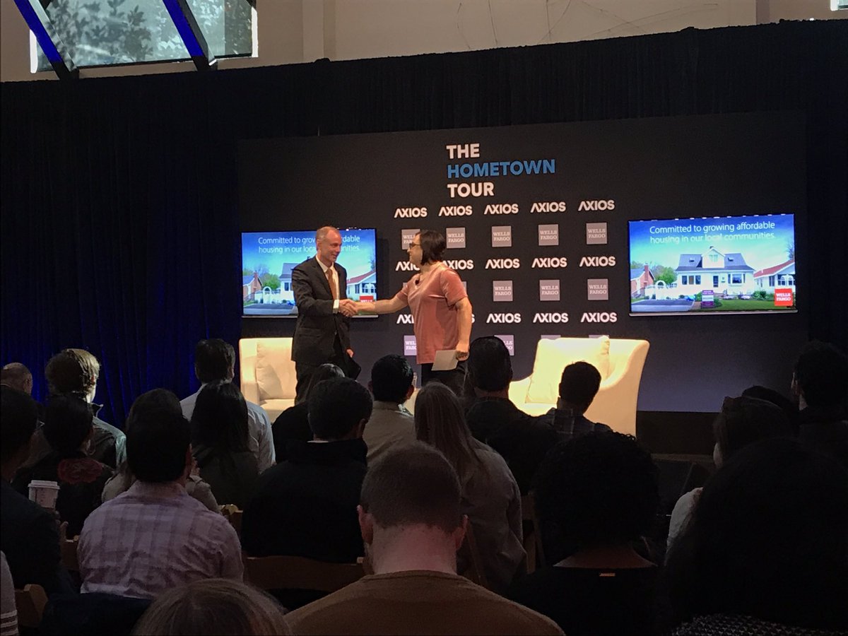 sfciti's tweet photo. “There is consensus about the dire need to build affordable housing for people of all income levels” - @David_SFHDC, CEO of @SFHDC, at today’s @axios-hosted discussion on #affordablehousing in the #SF and the Bay https://t.co/uTnIFH9tyJ
