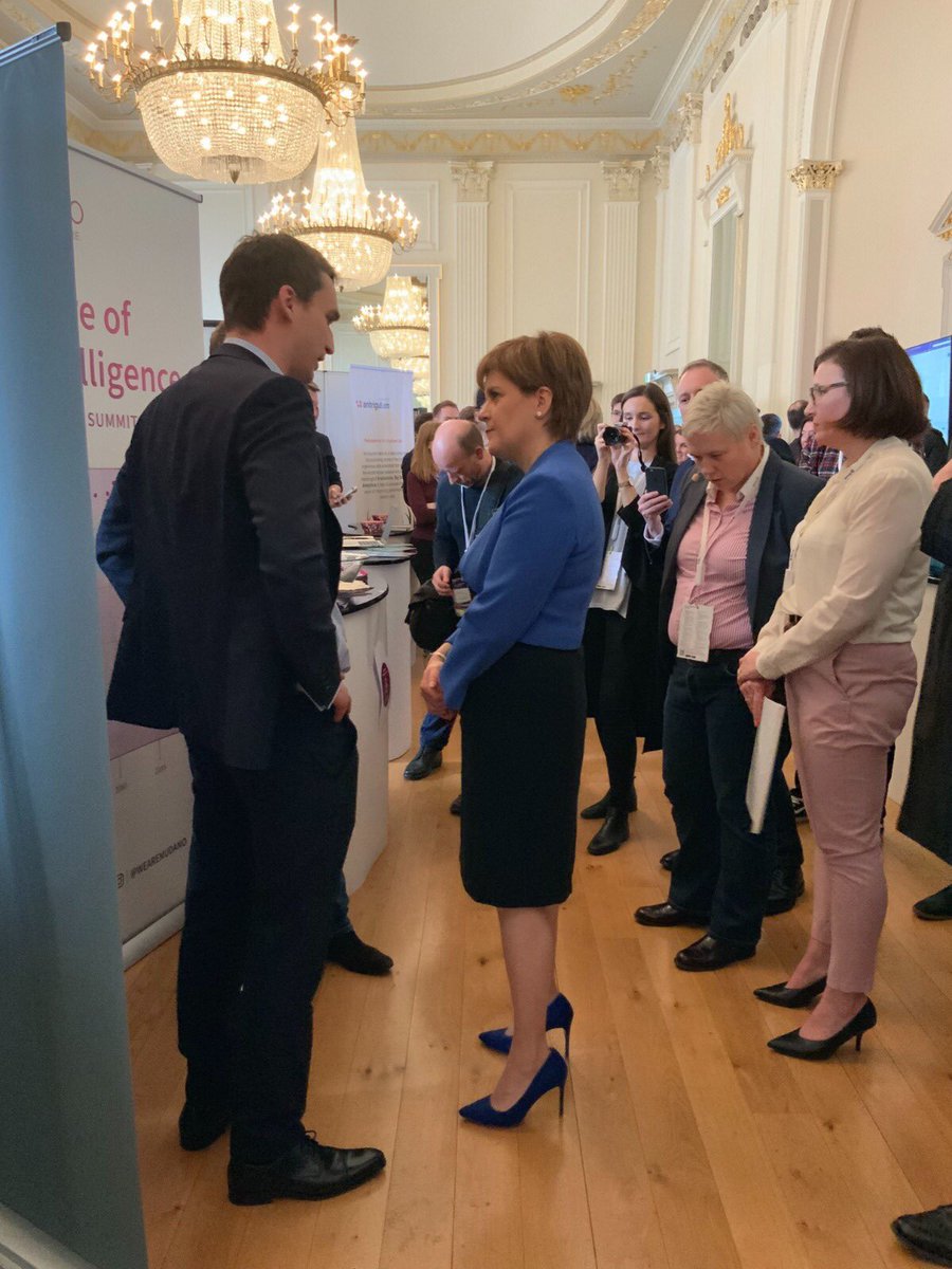 WeAreMudano's tweet photo. Our CEO @EdBroussard thoroughly enjoyed meeting @NicolaSturgeon and discussing the future of AI. https://t.co/dipmCCIwNq