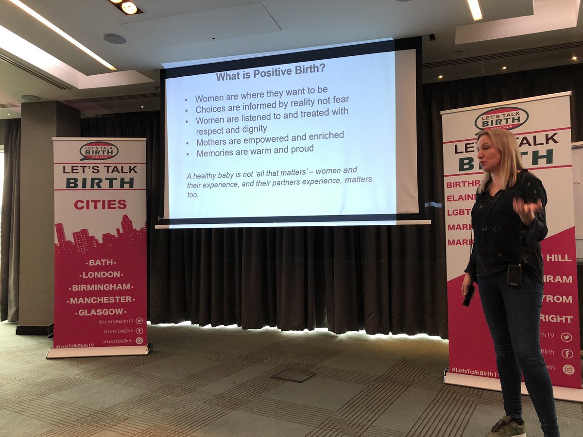 SaimaKara's tweet photo. "A healthy baby is not all that matters - the birthing family's experience, feelings and memories also matter" @millihill @birthpositive #letstalkbirth19 https://t.co/Xb4baWKXxb