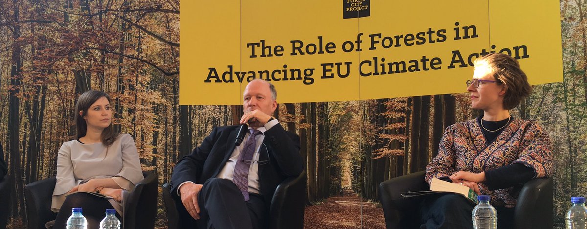 RevolveMediaCo's tweet photo. We are not destroying our #planet but the basis of our living! For finding the right #climatesolutions systemic thinking is essential, says Hugo Schally, Head of Multilateral Environmental Cooperation @EU_ENV #ForestCityProject #Cities4Forests #IntlForestDay #BetterWithForests https://t.co/ZsuWwgzCSQ