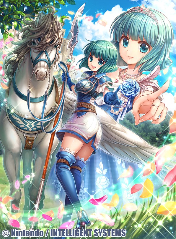 「3/22発売 TCG「ファイアーエムブレム0(サイファ)」(https://t.」|蓮深ふみのイラスト