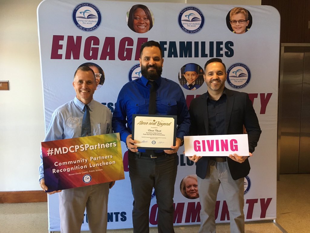MDCPS's tweet photo. Honoring our community partners - volunteers, businesses, non-profits, and municipalities for giving back to @MDCPS. #MDCPSpartners @MDCPSCommunity https://t.co/HblIgJk3lM