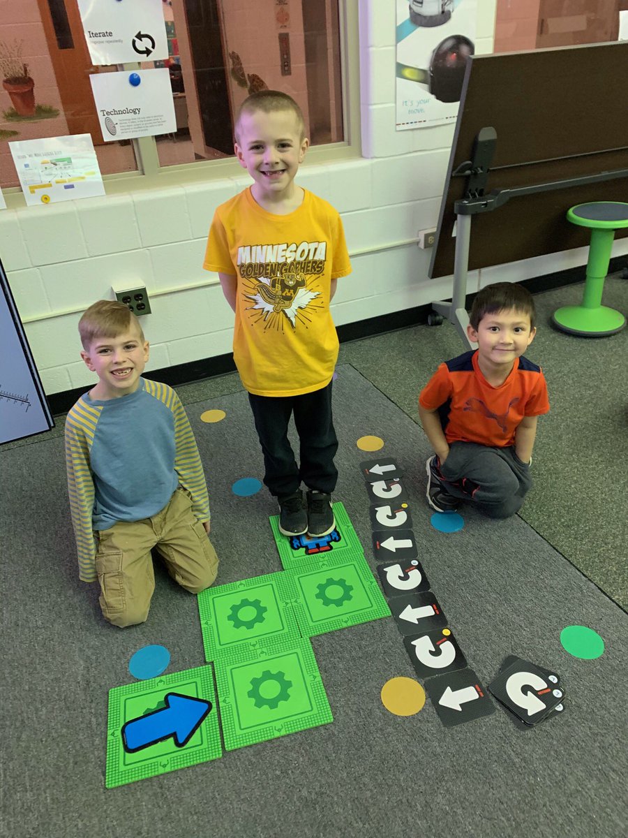 thurston220's tweet photo. Wow! So impressed with the respectful collaboration in @VharmsD STEM class today as Ss programmed each other through the maze. #NBSColtPride https://t.co/oSMQDMFp2y