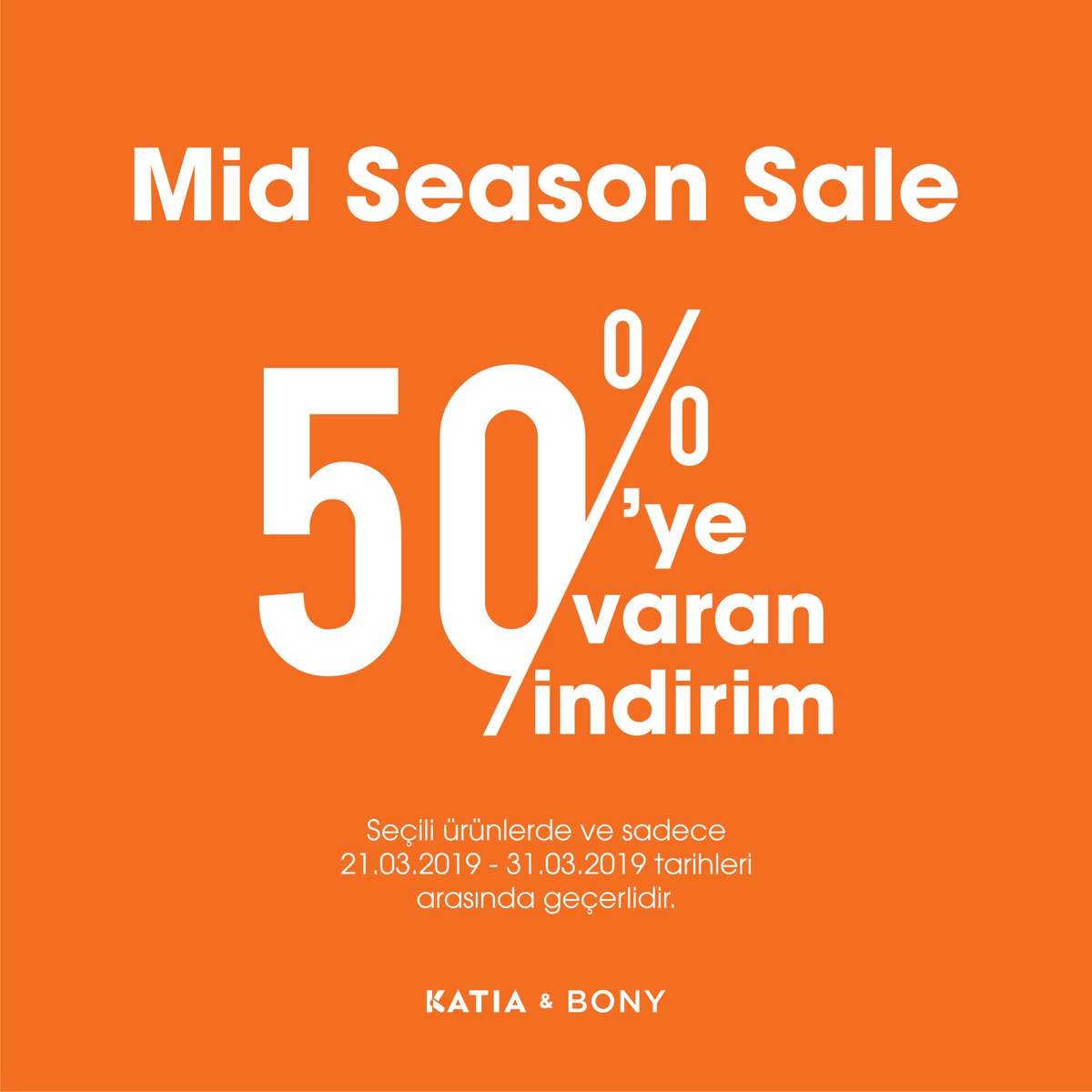 Katia&Bony'de Ara İndirim Başladı!

31 Mart'a kadar seçili ürünlerde %50'ye varan indirimi kaçırmayın... Detaylar için 👇

katiaandbony.com/collections/mi…

#midseasonsale #midseason #indirim #sale #çorap #pijama #Kadın #erkek #çocuk #katiaandbony