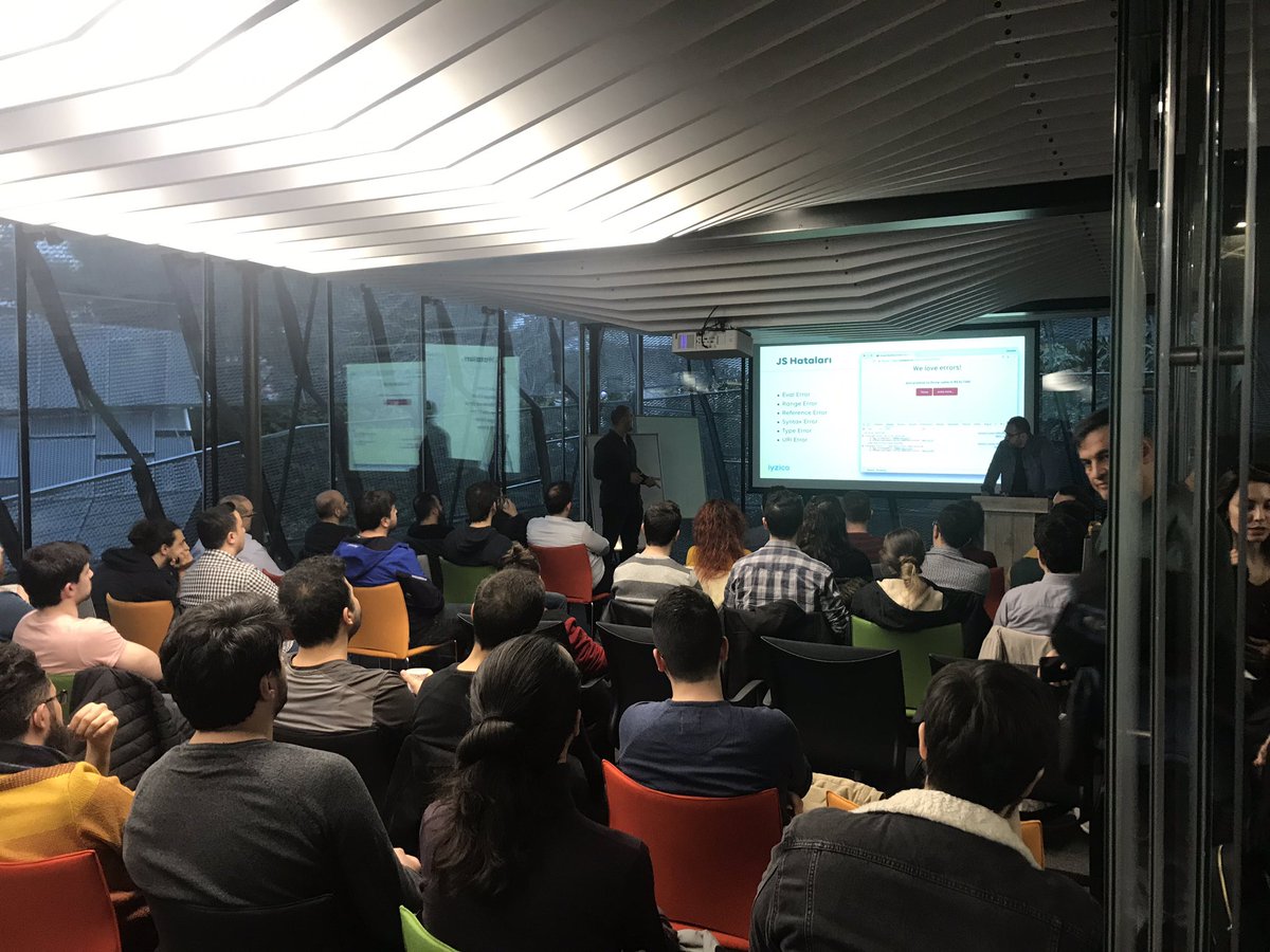 jstanbulorg's tweet photo. JSTANBUL #11: Scaling Exception Handling in SPA’s etkinliğimiz başladı. #jstanbul @iyzico_com @iyzicoEng https://t.co/hFdZzCgz3L