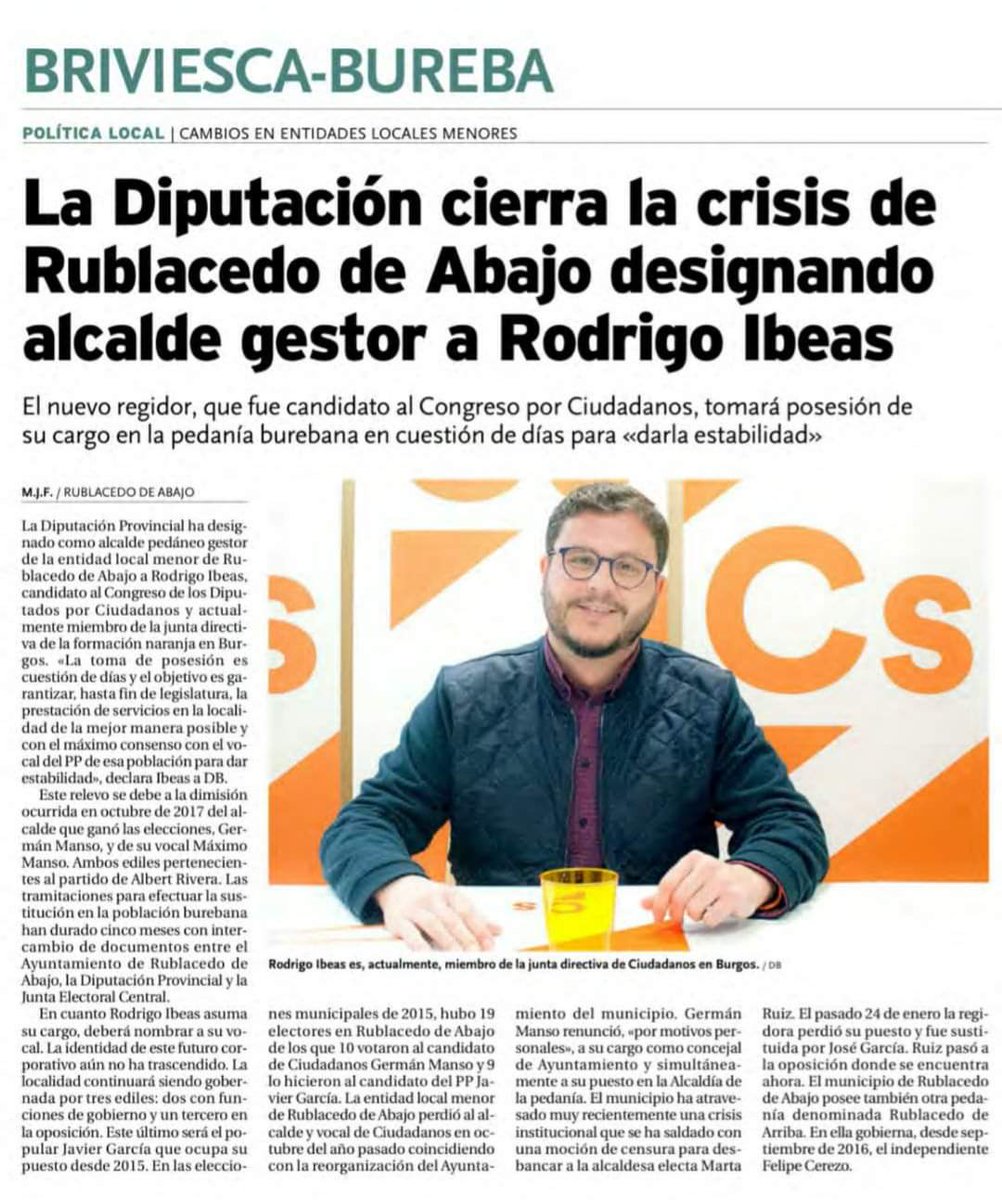 Hace un año en <a href="/diariodeburgos/">Diario de Burgos</a> y en breve como despedida junto a <a href="/gerardodemateo/">🅶🅴🆁🅰🆁🅳🅾 🅳🅴 🅼🅰🆃🅴🅾</a> en <a href="/PaseosBurgos/">Paseosporlaprovincia</a> #Burgos #RublacedoDeAbajo