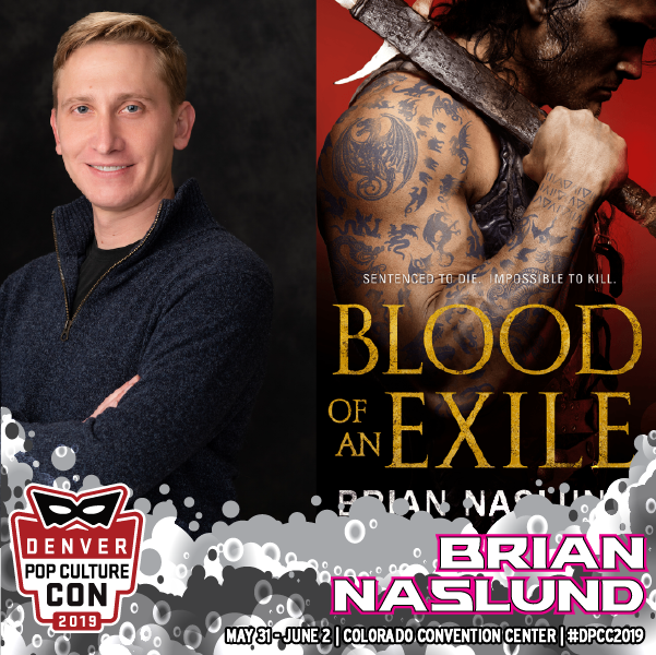 fanexpodenver's tweet photo. Brian Naslund is coming to Denver Pop Culture Con (formerly Denver Comic Con)! https://t.co/yXi91cUrnP #DPCC2019 #FormerlyDenverComicCon #DPCC_Authors #BrianNaslund @BrianNasl #BloodofanExile https://t.co/EY7KAIl3sE