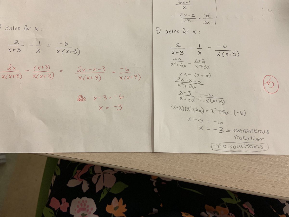 AmandaJain11's tweet photo. I love when my students are smarter than me! My brain just grew! #iTeachMath #MTBoS #extraneoussolutions https://t.co/QEuTpw4vh0