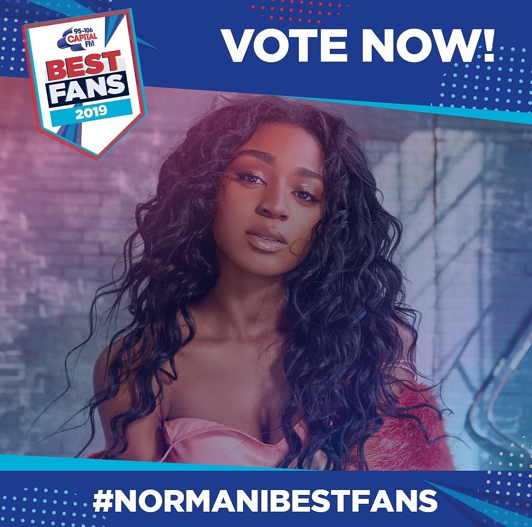 5HFanClubPeru's tweet photo. ¡Normani también ha sido nominada! Voten por medio de Instagram con la siguiente foto más el hashtag: #NormaniBestFans y etiquetando a @CapitalOfficial 

¡LOS VOTOS SON ILIMITADOS! https://t.co/QyMrT0bSfk