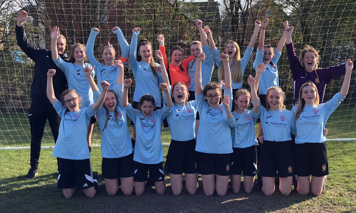 StIvoAcademy's tweet photo. Huge congratulations to our Under 15s who are now NATIONAL FINALISTS having won their semi final 11-1. Goals from Angel, Tia and Lucy, player of the match Maya!
A second national final for St Ivo this year! #letsgoivo ⚽️ 🙌
@SchoolsFootball @huntspost @astreaacademies https://t.co/QeDLbQrtPd