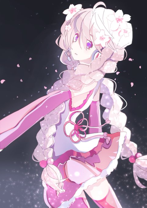 「桜ミク ピンクの目」の画像/イラスト/ファンアート(古い順)