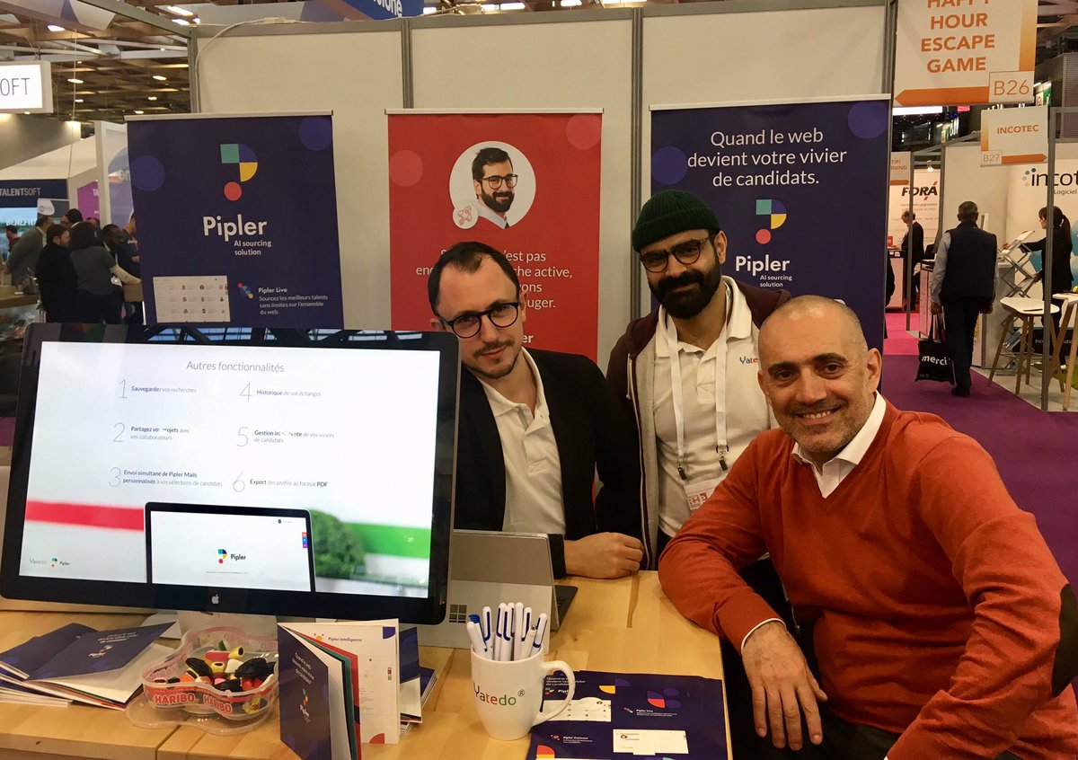 C’est la fin du salon <a href="/Solutions_RH/">Solutions Ressources Humaines</a> 😢
Merci à toutes et à tous pour ces moments de partage autour de l’#IA au service du #recrutement !
Vous nous avez loupé ?
Retrouvez toutes les informations sur <a href="/_Pipler_/">Pipler</a>, notre solution de #sourcing, ici 👉 yatedo.fr/piplera
#SSRH
