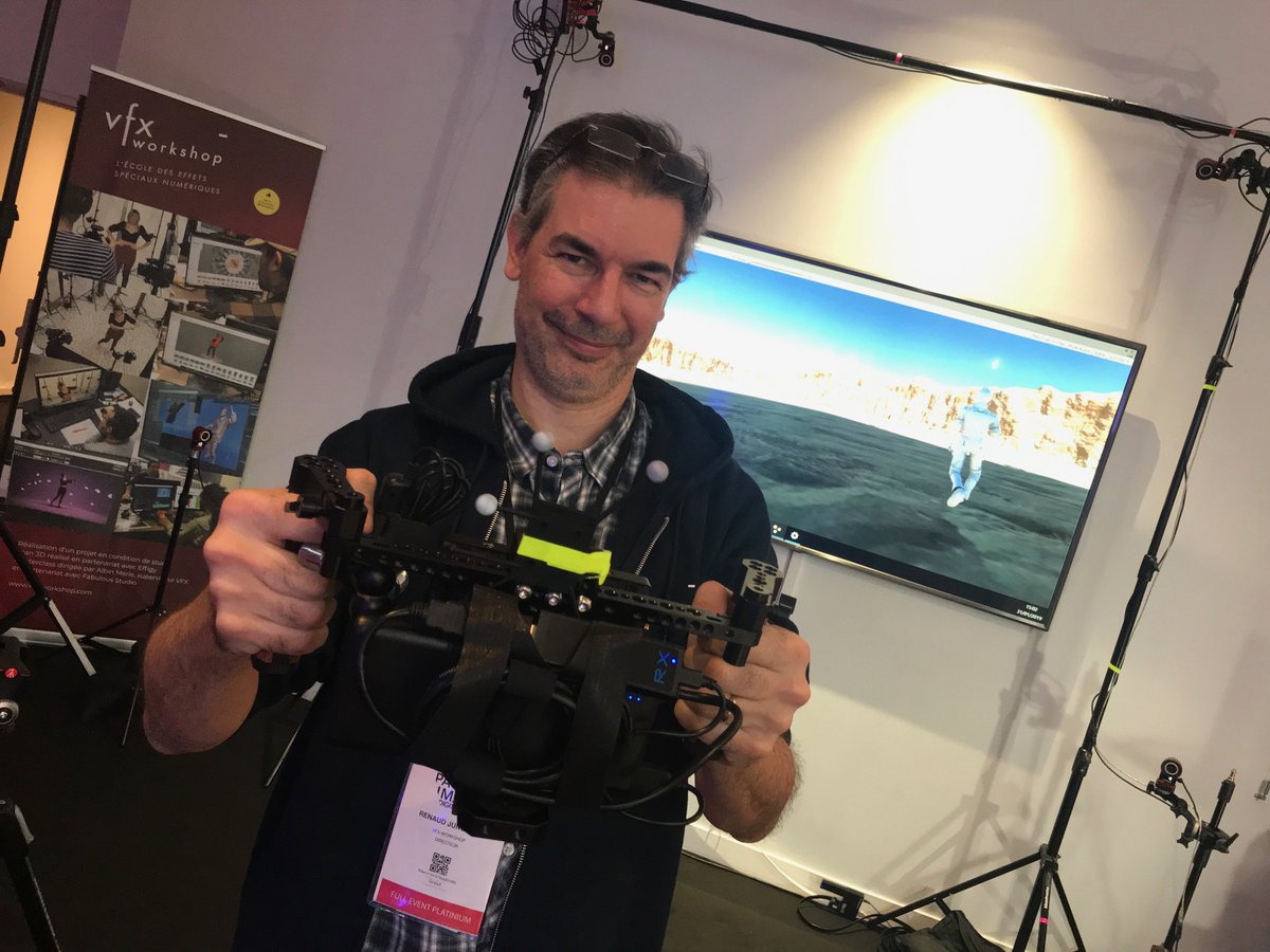 vfx_workshop's tweet image. Notre système de caméra virtuelle fonctionne ! Découvrez la en vidéo ! #3D #3DCam #VirtualCam #VFX #TempsReel #RealTime #Effigy #VFXWorkshop #Ecole #Paris15 #Paris #WeLoveVFX vfx-workshop.com/notre-camera-v…