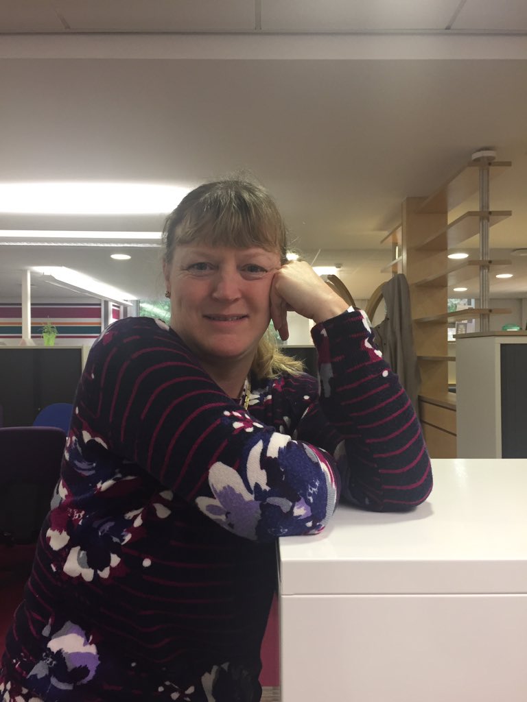 NHS's tweet photo. Meet Izzy Ryder, HR guru and support to me 😊tells me about positive benefits of HR team recently completing 360 feedback training #gocornwall https://t.co/qE44A7hyXu