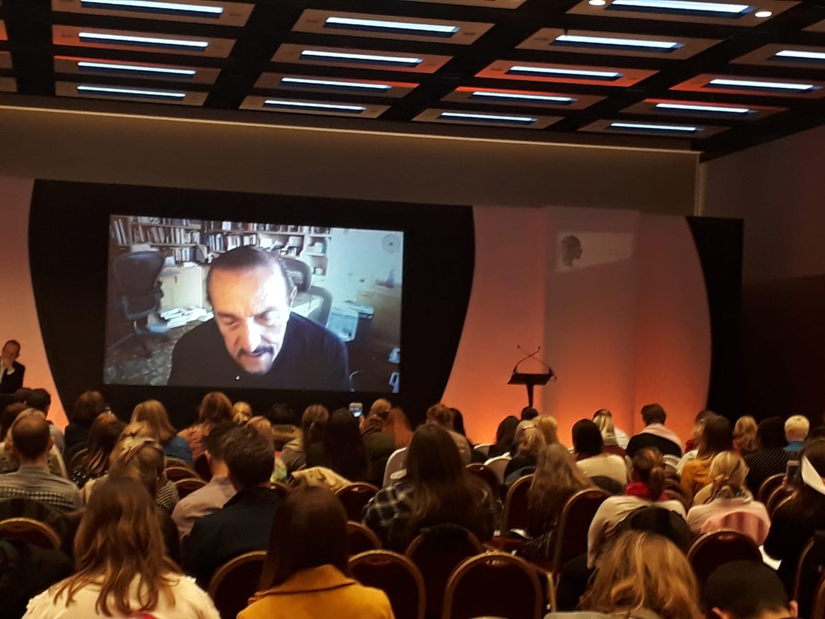 #ProfessorZimbardo is speaking live (via video-conference) right now at the National #Counselling & #Psychotherapy Conference!! Don't forget he's also guest author for the first issue of #PsychologyInPractice Magazine. Order now! bit.ly/2Hzwhfp  #NCPC2019