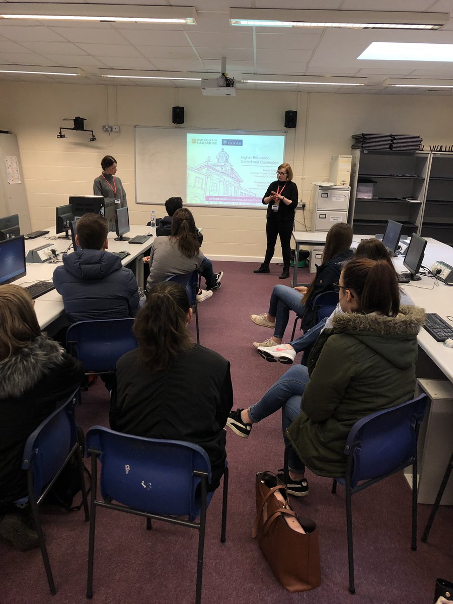 A focus on Oxbridge this week for Y12 <a href="/TuptonSixthForm/">Tupton Hall VI Form</a> with a visit to the student conference and a Q&amp;A session in school with <a href="/CCCOxfordAccess/">Corpus Access</a> and <a href="/MECCambAccess/">MurrayEdwards Access</a>