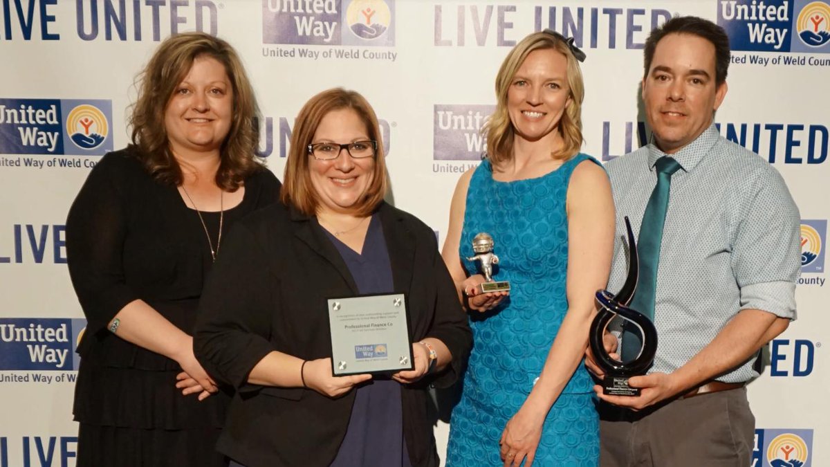 PFC is selected as the 2018 "Company of the Year" through <a href="/UnitedWayWeld/">United Way Weld County</a> | Read more at: bit.ly/2FlLIoc <a href="/GreeleyTribune/">GreeleyTribune</a> #LiveUnited #Greeley #TeamWork