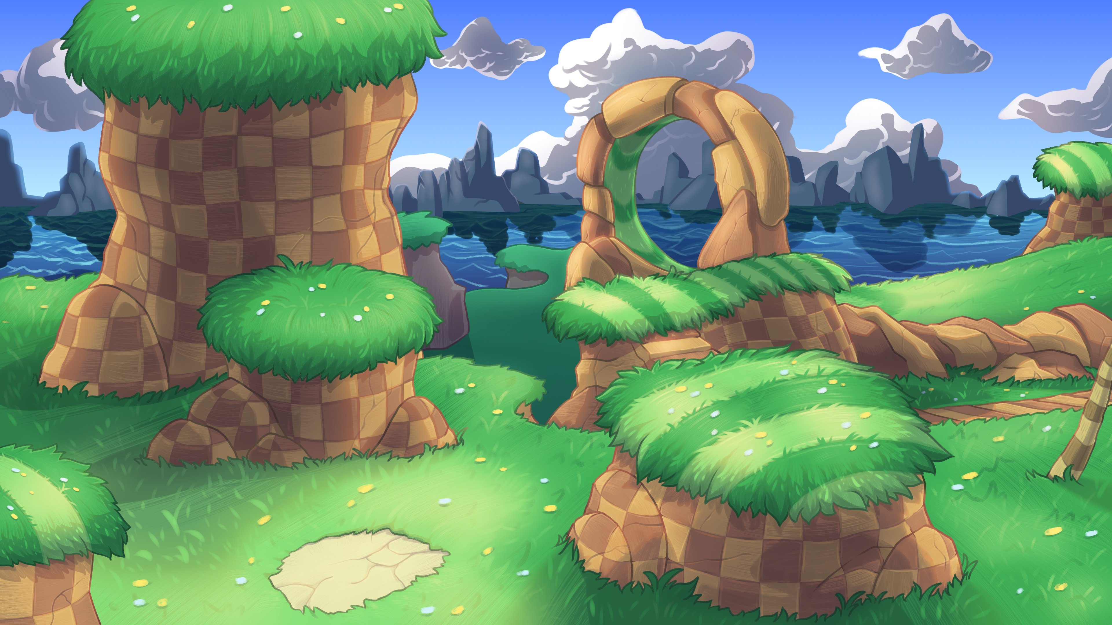 Green Hill Zone screenshots, images and pictures - Comic Vine